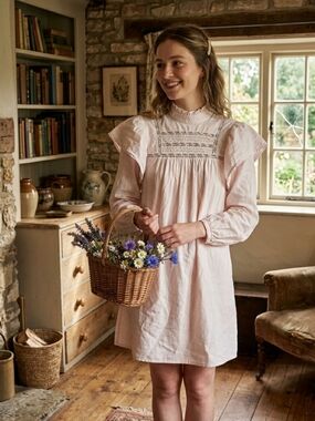 Wild Fable Lace Detail Blouse Dress